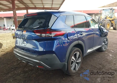 2022 Nissan Rogue Sl из США, поврежденный, VIN 5N1BT3CA7NC694502